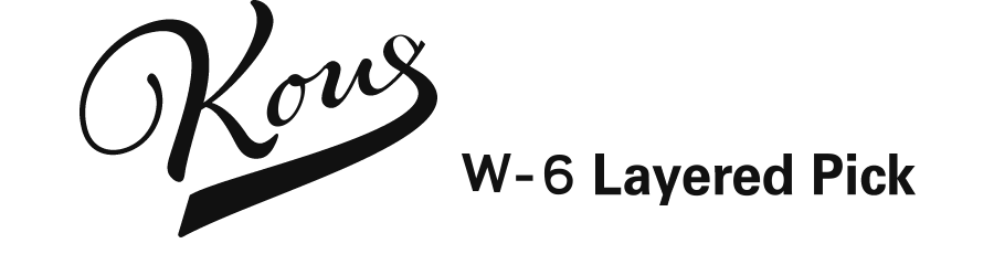 Kous W-6コースダブルシックスレイヤードピック